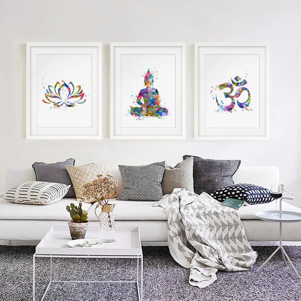 Buddha Wall Art Lotus Flower Art Print Yoga Watercolor OM Yoga Painting Wall Decor Fine Art Paper Home Decor Painting Gift AP139
Buddha Wall Art Lotus Flower Art Print Yoga Watercolor OM Yoga Painting Wall Decor Fine Art Paper Home Decor Painting Gift AP139