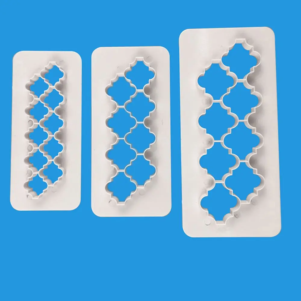 3 pcs Rhombic Lace Geometry Cookie Cutters Lantern Fondant Sugarcraft Cake Mold Cake Decorating Tool Baking Moulds
3 pcs Rhombic Lace Geometry Cookie Cutters Lantern Fondant Sugarcraft Cake Mold Cake Decorating Tool Baking Moulds