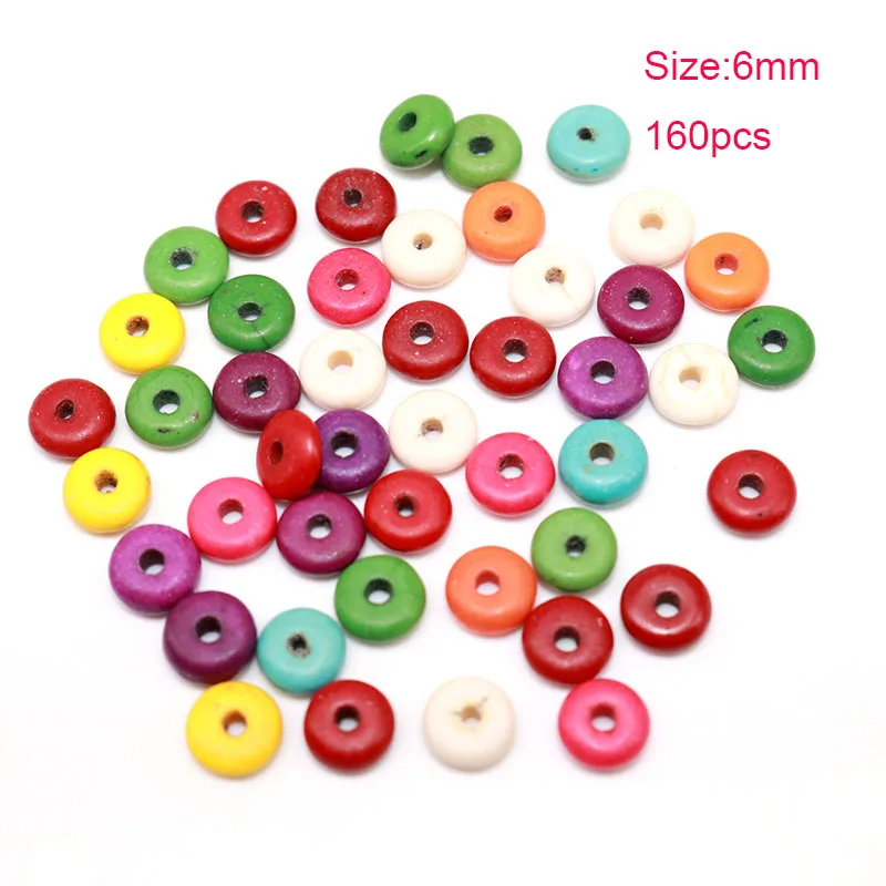 160pcs 6mm Mixed Spacer Beads Coral stone Beads Round Nuture Loose Beads for Jewelry Making Accessories Handmade Craft
160pcs 6mm Mixed Spacer Beads Coral stone Beads Round Nuture Loose Beads for Jewelry Making Accessories Handmade Craft