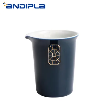 190cc Vintage Japanese Style Ji Blue Glaze Gold Line Fair Mug Creative Porcelain Kung Fu Tea Set Coffee Milk Fair Tea Cup Teacup
190cc Vintage Japanese Style Ji Blue Glaze Gold Line Fair Mug Creative Porcelain Kung Fu Tea Set Coffee Milk Fair Tea Cup Teacup