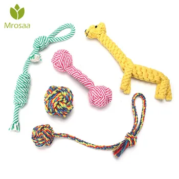 Mrosaa 5pc/set Cat Toy CChews Cotton Rope Durable Cleaning Teeth Pet Palying Ball For Small Medium Large Dogs Pet Product
Mrosaa 5pc/set Cat Toy CChews Cotton Rope Durable Cleaning Teeth Pet Palying Ball For Small Medium Large Dogs Pet Product
