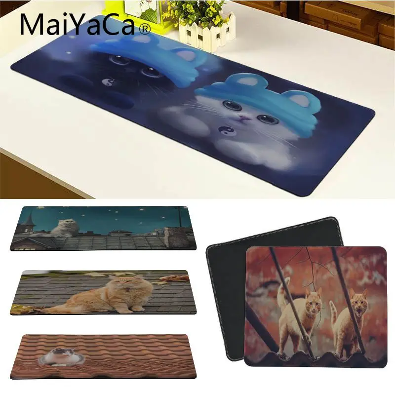 MaiYaCa Funny Cute cat in Roof Rubber Mouse Durable Desktop Mousepad Large Gaming Anti-slip Perfect Locking PC Computer desk mat
MaiYaCa Funny Cute cat in Roof Rubber Mouse Durable Desktop Mousepad Large Gaming Anti-slip Perfect Locking PC Computer desk mat