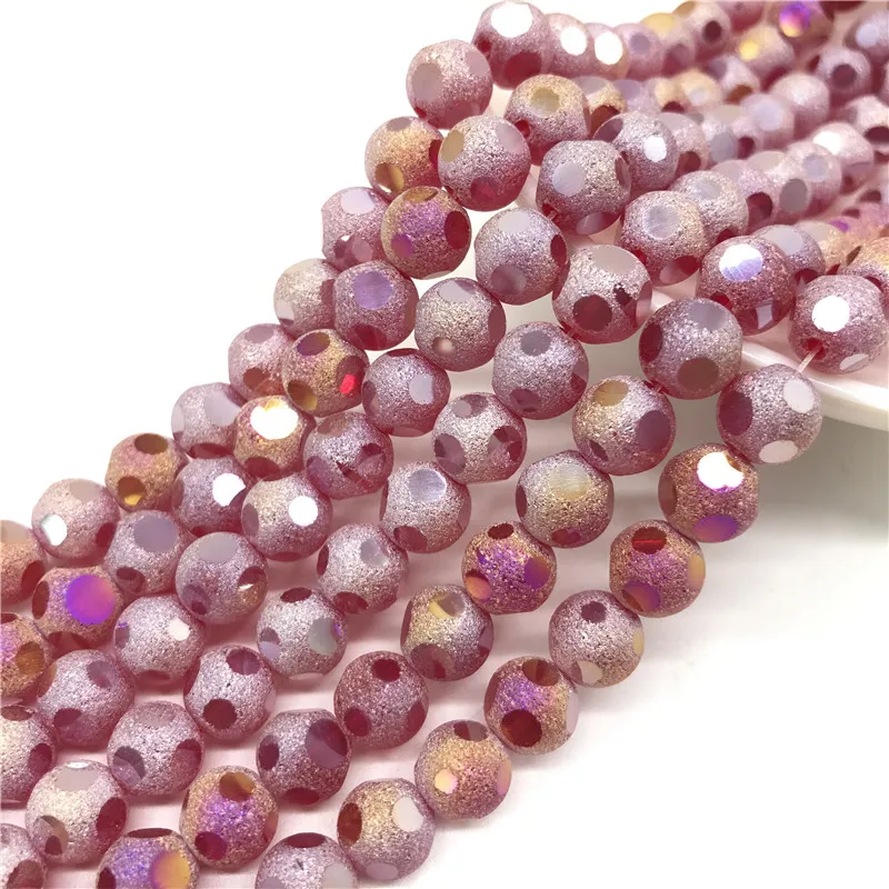 Frosted cut Austria crystal beads 6/8mm high quality glass beads handmade pearl jewelry bracelet DIY #03
Frosted cut Austria crystal beads 6/8mm high quality glass beads handmade pearl jewelry bracelet DIY #03