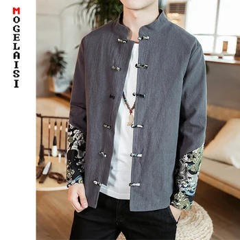 Linen Jackets men New 2019 Spring Retro Pankou embroidery coats for man Collar Solid china style Jacket Plus size 5XL A026-551
Linen Jackets men New 2019 Spring Retro Pankou embroidery coats for man Collar Solid china style Jacket Plus size 5XL A026-551