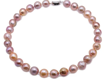 Multicolor Baroque Freshwater Pearl 13-14mm Freshwater Cultured Natural Multi-color Baroque Pearl Necklace 18" women
Multicolor Baroque Freshwater Pearl 13-14mm Freshwater Cultured Natural Multi-color Baroque Pearl Necklace 18" women
