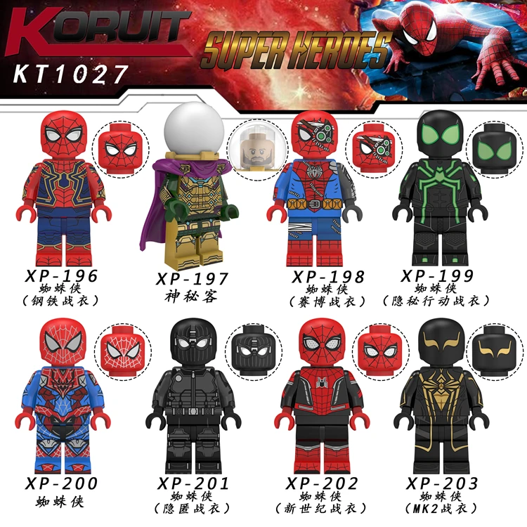 Spider Man Far From Home Figure o Mysterio Spider Man Noir Gwenom Building Blocks Bricks Toys KT1027 Legoings
Spider Man Far From Home Figure o Mysterio Spider Man Noir Gwenom Building Blocks Bricks Toys KT1027 Legoings