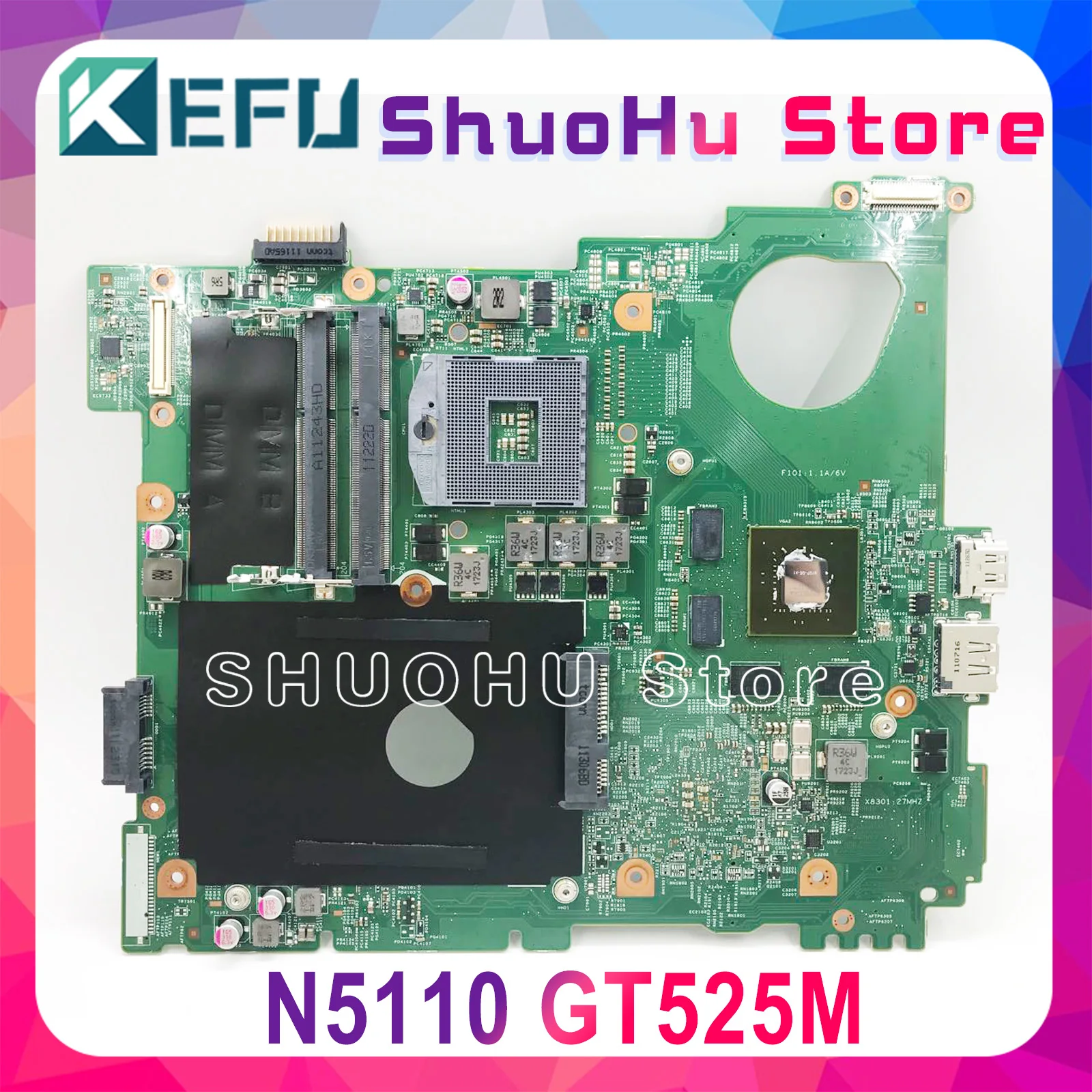 KEFU N5110 For DELL inspiron 15R N5510 CN-0J2WW8 0J2WW8 HM67 DDR3 GT525M 1GB GPU original Test motherboard original 100%
KEFU N5110 For DELL inspiron 15R N5510 CN-0J2WW8 0J2WW8 HM67 DDR3 GT525M 1GB GPU original Test motherboard original 100%