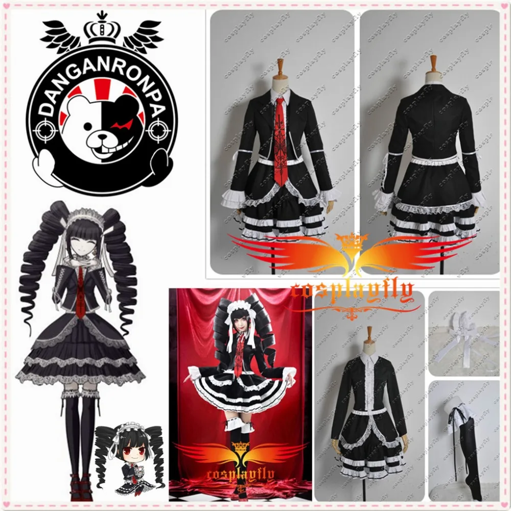 Danganronpa Dangan-Ronpa Celestia Ludenberg Cosplay Costume Adult Women Clothing Dress custom Black Skirt Red Tie Stockings
Danganronpa Dangan-Ronpa Celestia Ludenberg Cosplay Costume Adult Women Clothing Dress custom Black Skirt Red Tie Stockings
