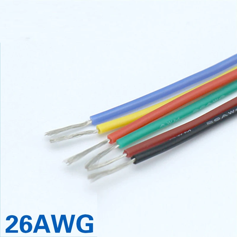 FATJAY RC 10 meter 26AWG flexible soft silicone wire high temperature voltage resistant cable Ultra Flexible Test Line
FATJAY RC 10 meter 26AWG flexible soft silicone wire high temperature voltage resistant cable Ultra Flexible Test Line