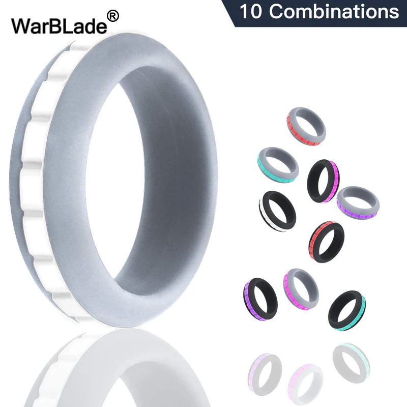 10Color Combinations Silicone Ring For Men Women Can DIY Change Color Hypoallergenic Crossfit Flexible Sports Rubber Finger Ring
10Color Combinations Silicone Ring For Men Women Can DIY Change Color Hypoallergenic Crossfit Flexible Sports Rubber Finger Ring