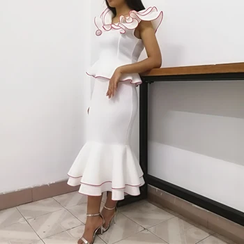 HIGH STREET New Stylish 2020 Runway Suit Set Women's Ruffle Tops Mermaid Skirt Set
HIGH STREET New Stylish 2020 Runway Suit Set Women's Ruffle Tops Mermaid Skirt Set
