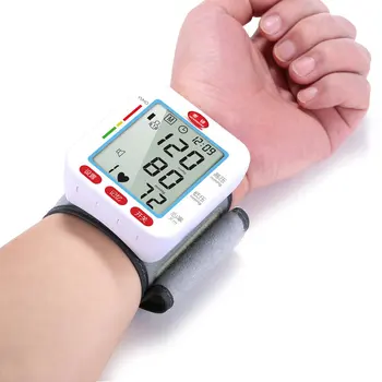 NEWHousehold Vioce Blood Pressure Automatic Digital LCD Display Wrist Blood Pressure Monitor Heart Beat Rate Pulse Meter Measure
NEWHousehold Vioce Blood Pressure Automatic Digital LCD Display Wrist Blood Pressure Monitor Heart Beat Rate Pulse Meter Measure