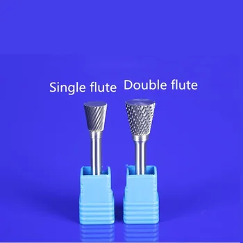 1PCS Premium Carbide Single Flute Cut Rotary Burr File 1/4" 6mm SHK 6-12mm Head Inverted Conical
1PCS Premium Carbide Single Flute Cut Rotary Burr File 1/4" 6mm SHK 6-12mm Head Inverted Conical