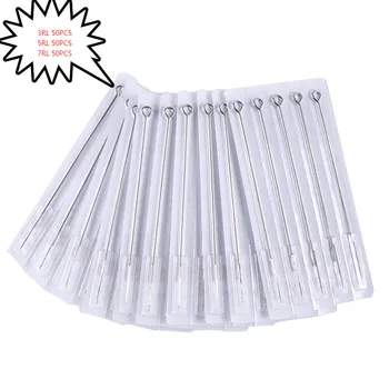 50pcs 7RL/5RL/3RL Disposable Eyebrow Tattoo Needles Blade for Embroidery Microblading Round Needles for Make Tattoo Pen Machine
50pcs 7RL/5RL/3RL Disposable Eyebrow Tattoo Needles Blade for Embroidery Microblading Round Needles for Make Tattoo Pen Machine