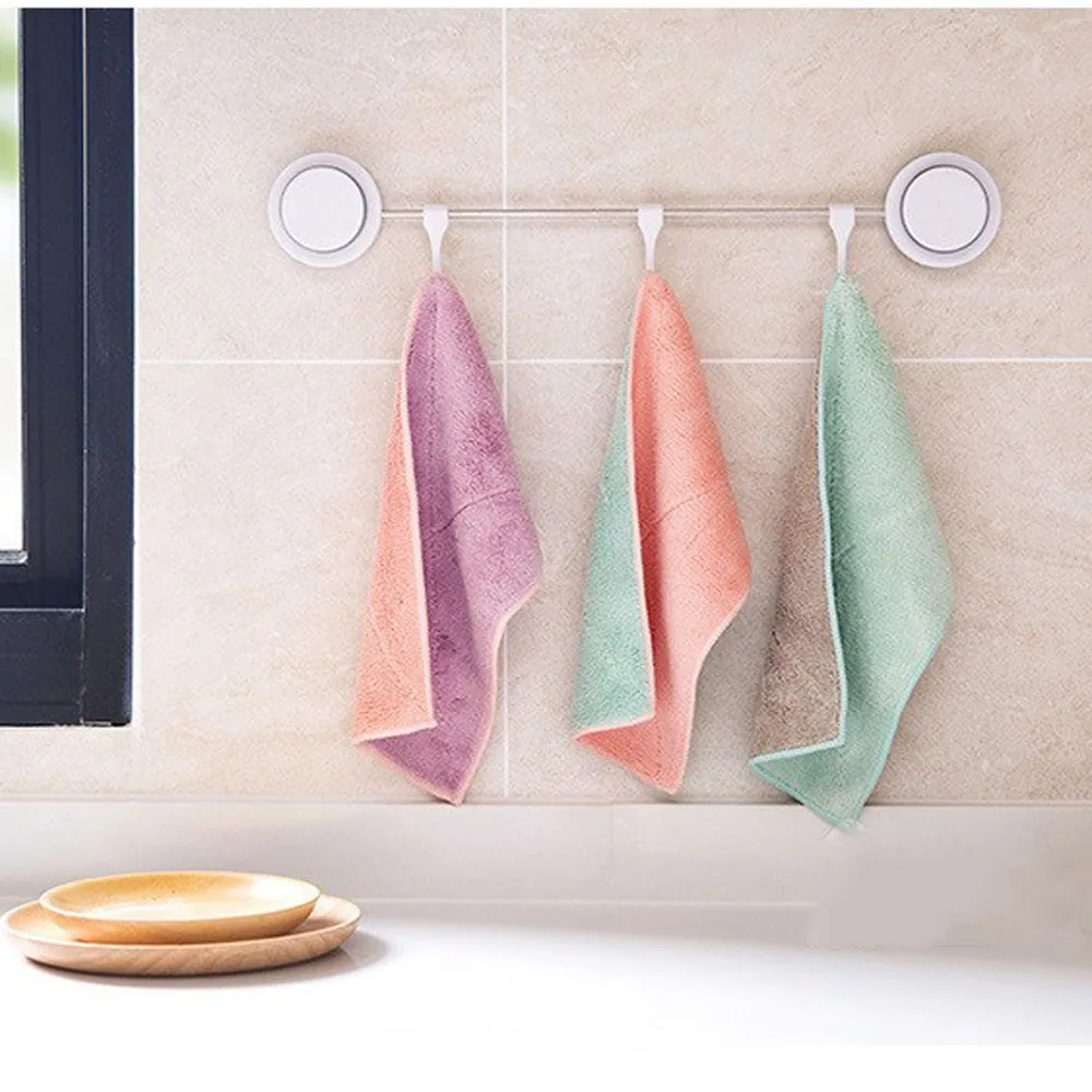 1PC Dishcloth Bamboo Fiber Dishcloth Microfiber Absorbent Hand Dry Towel Kitchen Bathroom Soft Plush Dishcloths Random Color F4
1PC Dishcloth Bamboo Fiber Dishcloth Microfiber Absorbent Hand Dry Towel Kitchen Bathroom Soft Plush Dishcloths Random Color F4