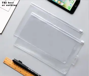 300pcs Thick PVC Transparent Frosted Zip Lock Envelope Binder Pocket pen bag plastic waterproof underwear Socks bag With hole
300pcs Thick PVC Transparent Frosted Zip Lock Envelope Binder Pocket pen bag plastic waterproof underwear Socks bag With hole