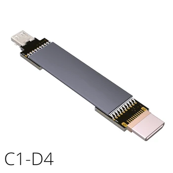 Cabo Converter Adapter Cable Mini-HDMI Male Micro-HDMI Female C-D Type Converter 20pin V2.0b FPV Cable C1D4
Cabo Converter Adapter Cable Mini-HDMI Male Micro-HDMI Female C-D Type Converter 20pin V2.0b FPV Cable C1D4