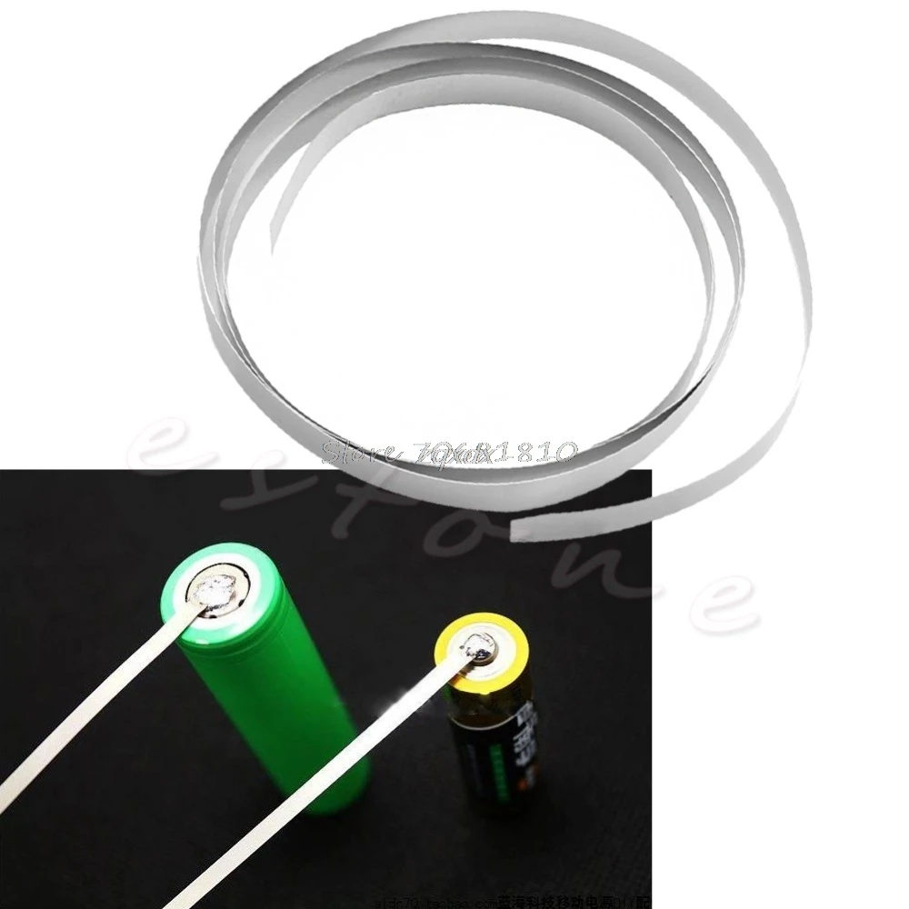 1PC 1M 8mm x 0.15 Ni Plated Nickel Strip Tape For Li 18650 Battery Spot Welding Whosale&Dropship
1PC 1M 8mm x 0.15 Ni Plated Nickel Strip Tape For Li 18650 Battery Spot Welding Whosale&Dropship