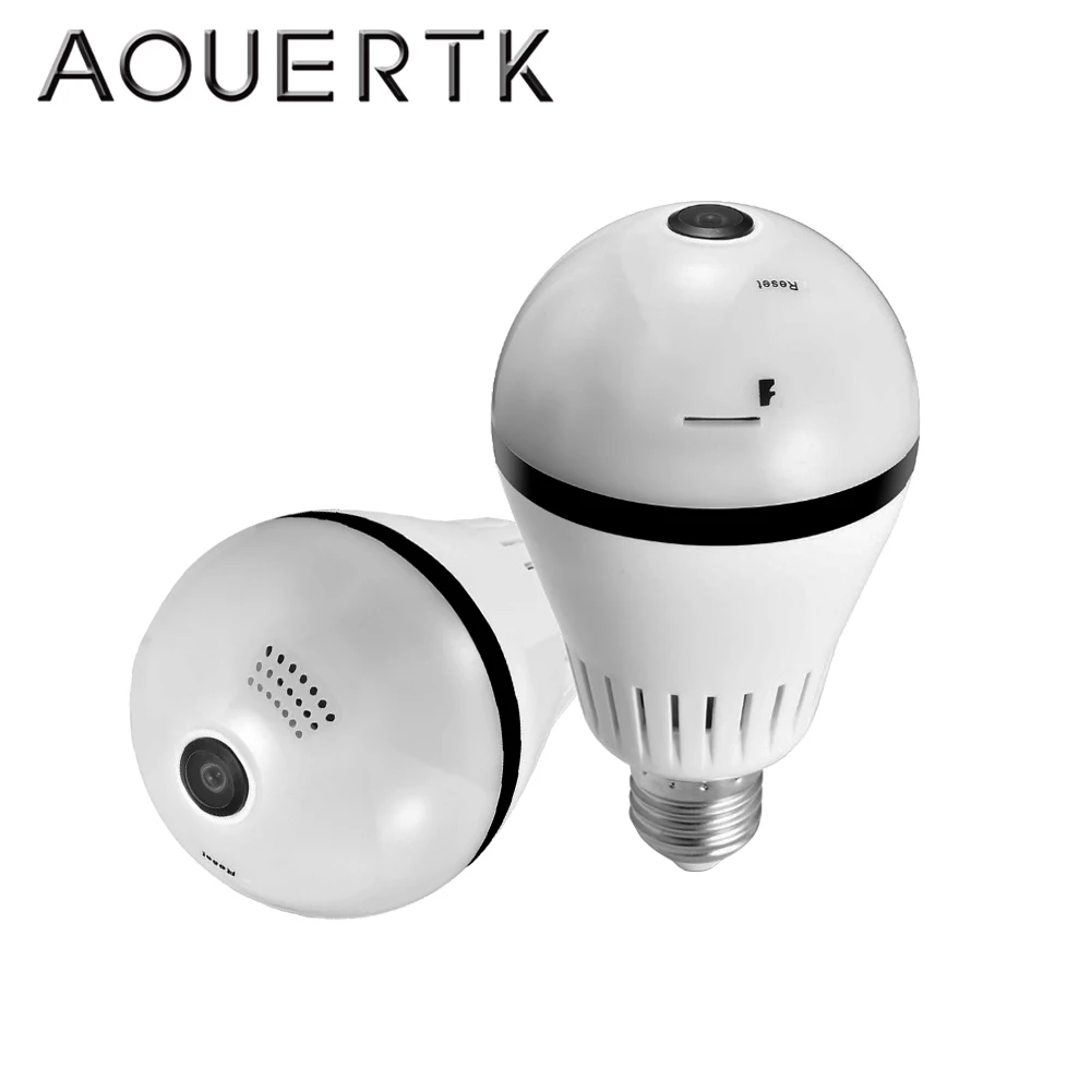 AOUERTK 360 degree Two way audio white light Double light bulb Panoramic 960P Full Color Wireless Smart IP Camera yoosee app
AOUERTK 360 degree Two way audio white light Double light bulb Panoramic 960P Full Color Wireless Smart IP Camera yoosee app