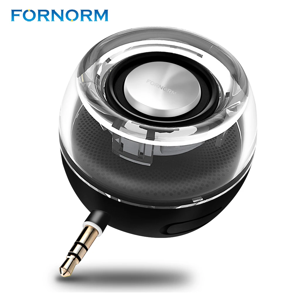 FORNORM Universal Mini Smartphone 3.5mm Aux Speaker Rechargeable Loudspeaker Bass Plug for iPhone iPad Samsung LG Laptop PC
FORNORM Universal Mini Smartphone 3.5mm Aux Speaker Rechargeable Loudspeaker Bass Plug for iPhone iPad Samsung LG Laptop PC