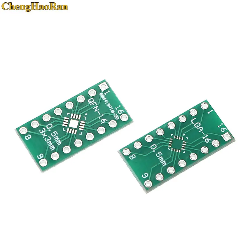 ChengHaoRan 5pcs LGA16 QFN16 turn DIP16 0.5MM Pitch IC adapter Socket Adapter plate PCB Test Board Connector
ChengHaoRan 5pcs LGA16 QFN16 turn DIP16 0.5MM Pitch IC adapter Socket Adapter plate PCB Test Board Connector