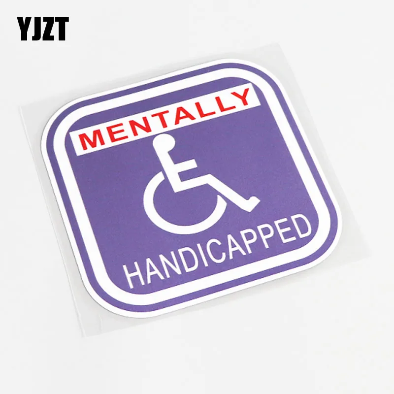 YJZT 11CM*11CM Interesting MENTALLY HANDICAPPED PVC Decal Decoration Car Sticker 13-0550
YJZT 11CM*11CM Interesting MENTALLY HANDICAPPED PVC Decal Decoration Car Sticker 13-0550