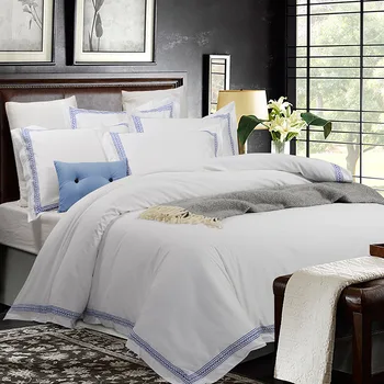 Embroidery White Luxury 100%Cotton Bedding Set Hotel King Queen size Bed Sheet/Linen Duver Quilt Cover set Pillowcase bed set
Embroidery White Luxury 100%Cotton Bedding Set Hotel King Queen size Bed Sheet/Linen Duver Quilt Cover set Pillowcase bed set