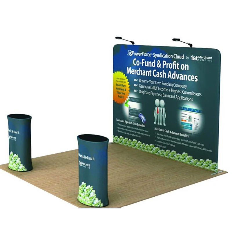 10ft Straight Tension Fabric Pop Up banner Trade show display booth backdrop wall system with Travel case
10ft Straight Tension Fabric Pop Up banner Trade show display booth backdrop wall system with Travel case