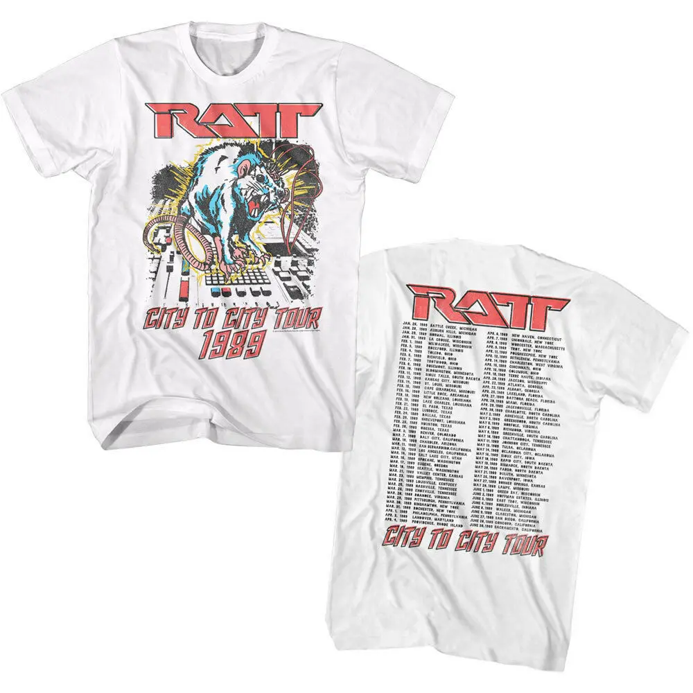 Ratt City To City Usa Tour 1989 Men'S T Shirt Heavy Metal Concert Tour Rock Band Double Side Unisex Tees
Ratt City To City Usa Tour 1989 Men'S T Shirt Heavy Metal Concert Tour Rock Band Double Side Unisex Tees