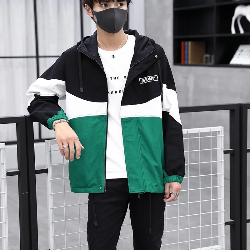 Streetwear Mens Hooded Jackets Fashion 3 Color Patchwork Men's Jackets Coat Printing Autumn And Winter Hip Hop Jackets Coats
Streetwear Mens Hooded Jackets Fashion 3 Color Patchwork Men's Jackets Coat Printing Autumn And Winter Hip Hop Jackets Coats