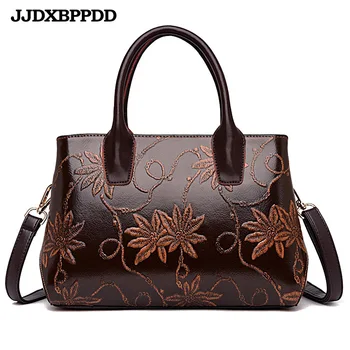 JJDXBPPDD Vintage Leather Ladies HandBags Women Messenger Bags Totes Flower Designer Crossbody Shoulder Bag Boston Hand Bags
JJDXBPPDD Vintage Leather Ladies HandBags Women Messenger Bags Totes Flower Designer Crossbody Shoulder Bag Boston Hand Bags