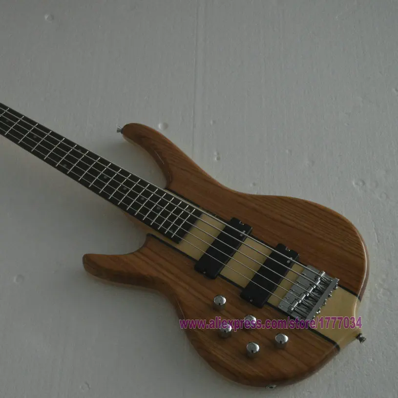 

Top quality lefty replica guitar musical instrument left handed guitarra electrica 5 strings Smith electric bass guitar