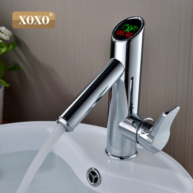 XOXO Luxury design basin faucet water pressure dynamic digital led display chrome plated brass faucets mixer0102
XOXO Luxury design basin faucet water pressure dynamic digital led display chrome plated brass faucets mixer0102