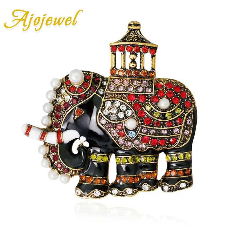 Ajojewel Vintage Jewelry Rhinestone Elephant Brooch Animal Pins Cute Fashion Gift For Women Girls 2019
Ajojewel Vintage Jewelry Rhinestone Elephant Brooch Animal Pins Cute Fashion Gift For Women Girls 2019