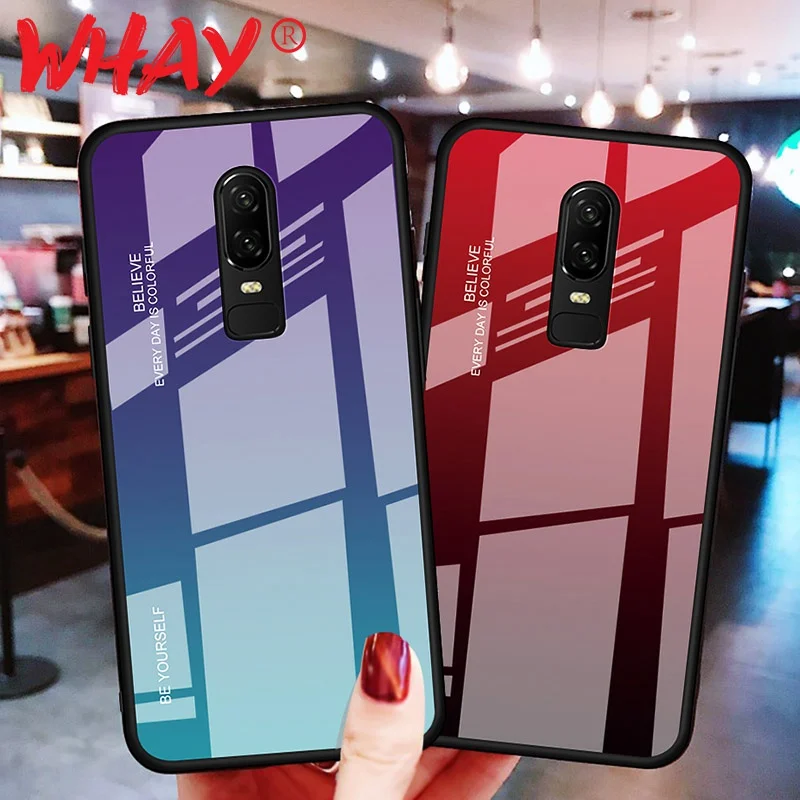 Gradient Glass Case For Oneplus 6t 6 t Cover Hard Luxury Phone Case For One Plus Oneplus 6t 6 Oneplus6t Oneplus6 t 1+6t Coque
Gradient Glass Case For Oneplus 6t 6 t Cover Hard Luxury Phone Case For One Plus Oneplus 6t 6 Oneplus6t Oneplus6 t 1+6t Coque