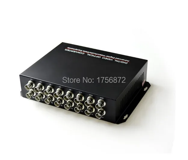 16 Channel Video Optical Converter 16V1D Fiber Optic Video Optical Transmitter & Receiver 16CH +RS485 Data 1 Pair 2 Pieces/lot
16 Channel Video Optical Converter 16V1D Fiber Optic Video Optical Transmitter & Receiver 16CH +RS485 Data 1 Pair 2 Pieces/lot
