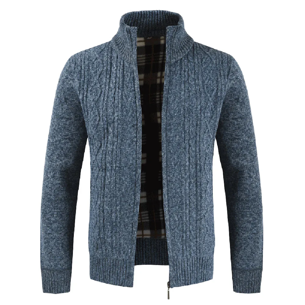 Womail Fashion Men's Autumn Winter Casaul Zipper Jacket Knit Cardigan Long Sleeve Coat Men's Solid Color Sweater Jacket M120309
Womail Fashion Men's Autumn Winter Casaul Zipper Jacket Knit Cardigan Long Sleeve Coat Men's Solid Color Sweater Jacket M120309