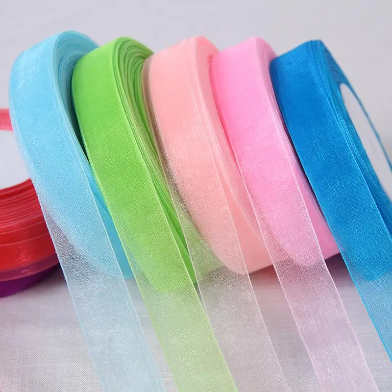 2CM/20MM Width 45 Meters Long Chiffon Ribbon Wire Wedding Party Home Decoration Gift New Year Christmas DIY Material Supplies
2CM/20MM Width 45 Meters Long Chiffon Ribbon Wire Wedding Party Home Decoration Gift New Year Christmas DIY Material Supplies