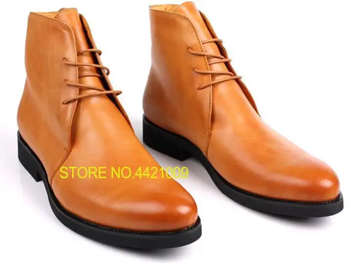 Genuine Leather Fashion Mens Italian Winter Martin Boots Shoes 2018 Male Yellow Leather Dress Fashion Boots Shoes Low Heels
Genuine Leather Fashion Mens Italian Winter Martin Boots Shoes 2018 Male Yellow Leather Dress Fashion Boots Shoes Low Heels