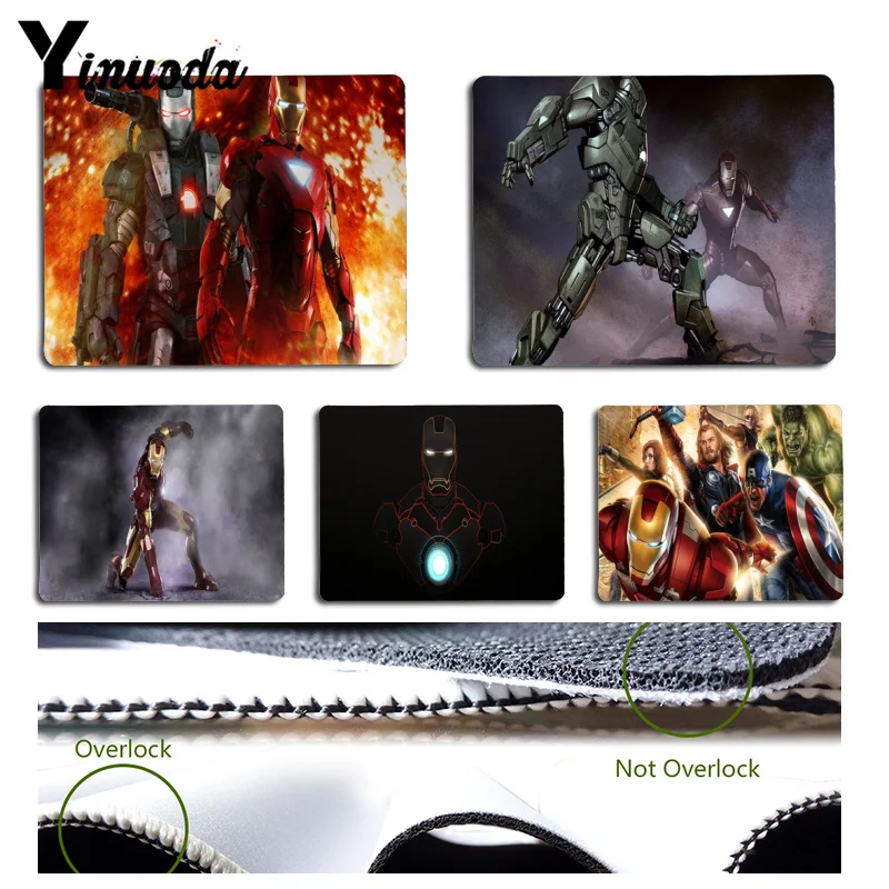 Yinuoda Custom Skin Cool Iron Man Laptop Computer Mousepad Size for 180x220x2mm and 250x290x2mm Rubber Mousemats
Yinuoda Custom Skin Cool Iron Man Laptop Computer Mousepad Size for 180x220x2mm and 250x290x2mm Rubber Mousemats