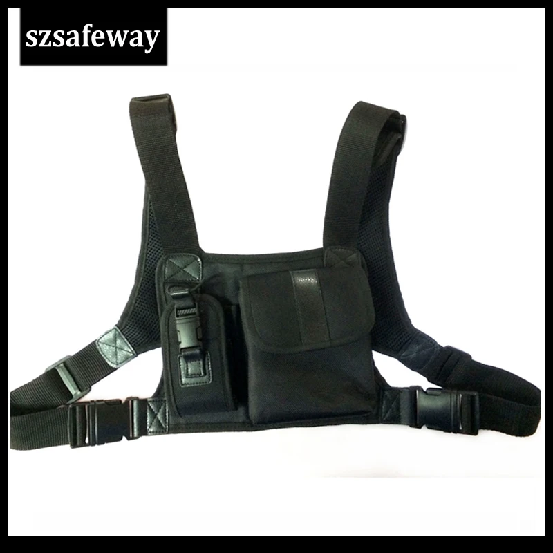 Two way radio Chest Pocket Pack Backpack Radio Accessory pouch Holder walkie talkie carry Case for GP340 CP040 BF UV-5R 888S
Two way radio Chest Pocket Pack Backpack Radio Accessory pouch Holder walkie talkie carry Case for GP340 CP040 BF UV-5R 888S