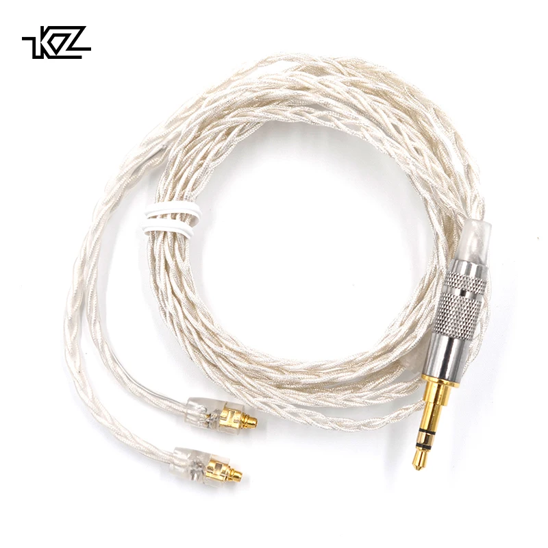 AK KZ 8 Core Silver Plated Cable 3.5mm Earphone Cable With MMCX Connector for SE846 LZ A4 MAGAOSI K3 DQSM VT HQ12 HQ8 TIN T2
AK KZ 8 Core Silver Plated Cable 3.5mm Earphone Cable With MMCX Connector for SE846 LZ A4 MAGAOSI K3 DQSM VT HQ12 HQ8 TIN T2