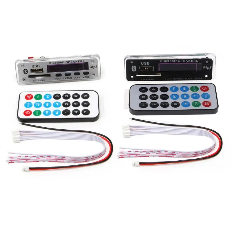New 1Set Car Bluetooth MP3 WMA Decoder Board 12V Wireless Audio Module USB TF Radio Drop Shipping Support
New 1Set Car Bluetooth MP3 WMA Decoder Board 12V Wireless Audio Module USB TF Radio Drop Shipping Support