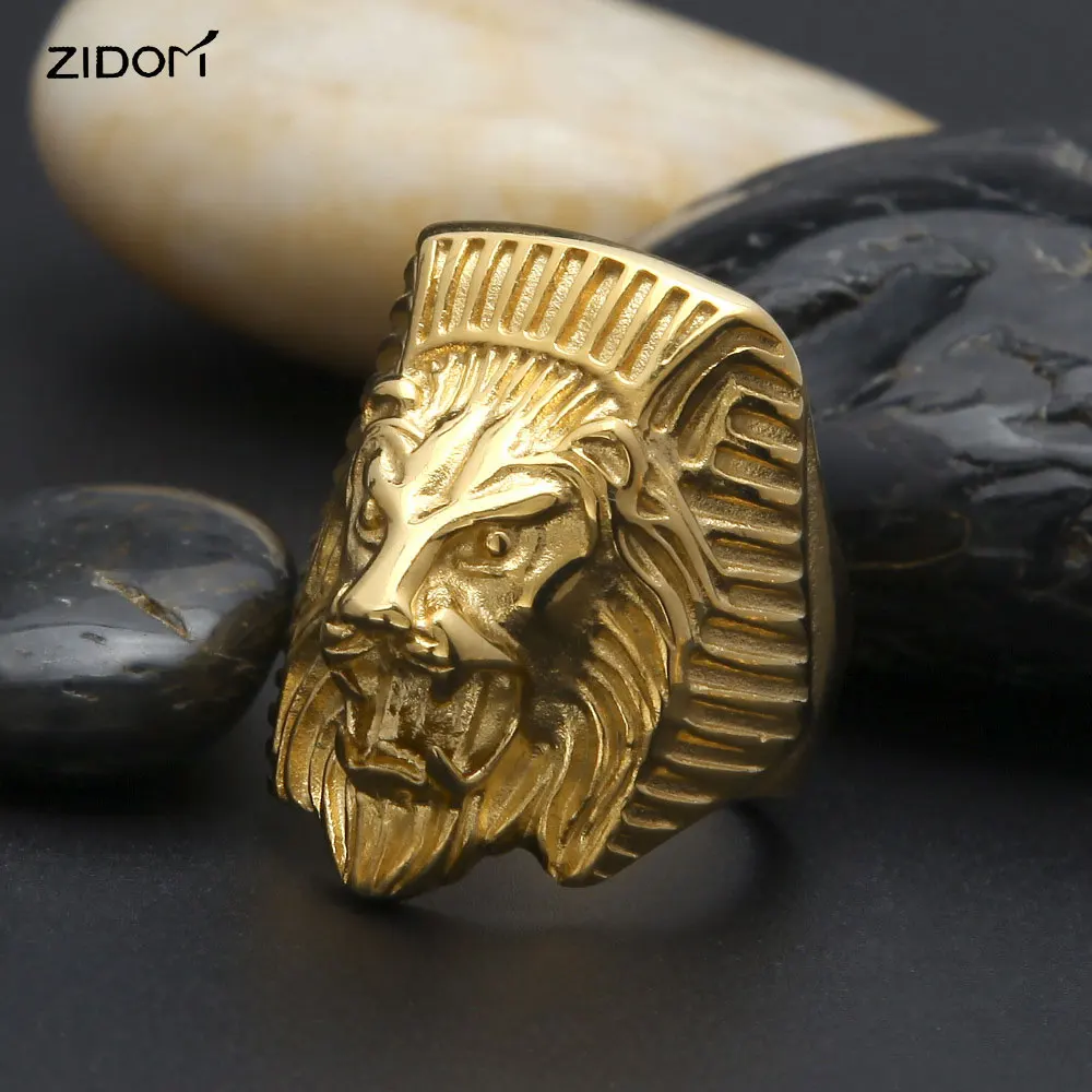 Stainless steel Men Ring Hip hop Punk Style fashion Gold Color Lion Head Animal shape Rings men vintage Jewelry Size 8-11
Stainless steel Men Ring Hip hop Punk Style fashion Gold Color Lion Head Animal shape Rings men vintage Jewelry Size 8-11