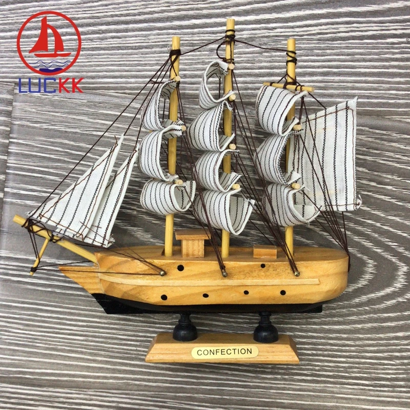 LUCKK 18CM Handmade Retro Wooden Model Ship Nautical Home Interior Decoration Wood Crafts Room Miniature SailBoat Ornaments Gift
LUCKK 18CM Handmade Retro Wooden Model Ship Nautical Home Interior Decoration Wood Crafts Room Miniature SailBoat Ornaments Gift