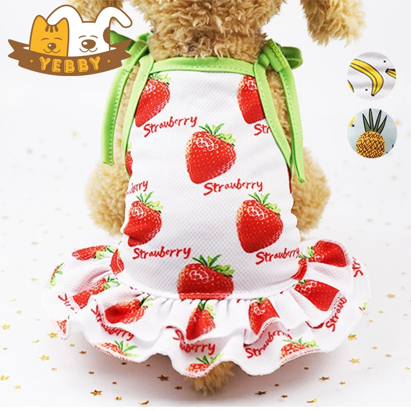 Small Tutu Dog Puppy Summer Fruit Sweet Dress Luxury Pink Dog Girl Princess Skirt Clothes Dog Chiwawa Pomeranian Dog Costume
Small Tutu Dog Puppy Summer Fruit Sweet Dress Luxury Pink Dog Girl Princess Skirt Clothes Dog Chiwawa Pomeranian Dog Costume
