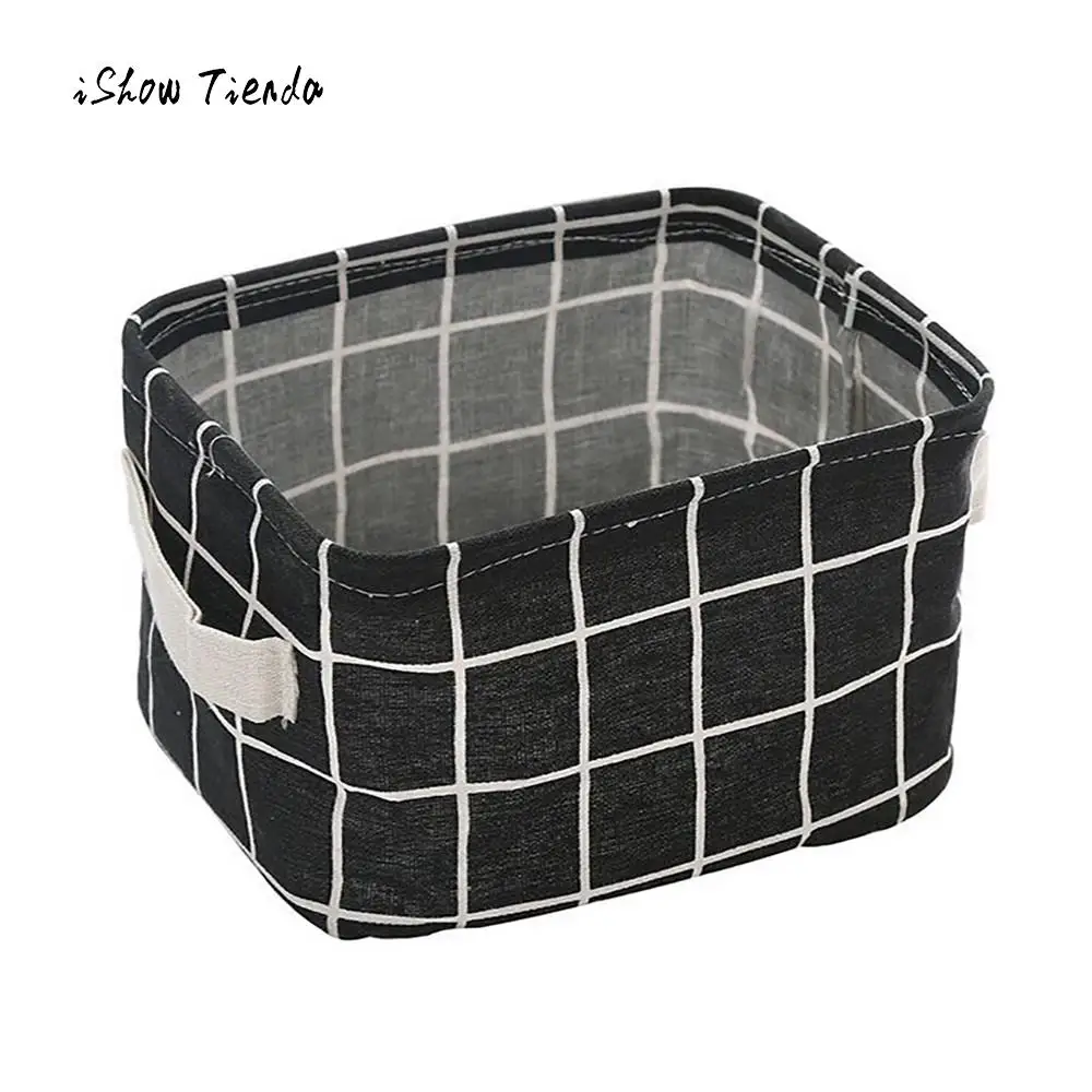 Foldable Storage Bin Box lattice Style Fashion Desktop Storage Box Closet Toy Box Container Clothing Organizer Fabric Basket
Foldable Storage Bin Box lattice Style Fashion Desktop Storage Box Closet Toy Box Container Clothing Organizer Fabric Basket