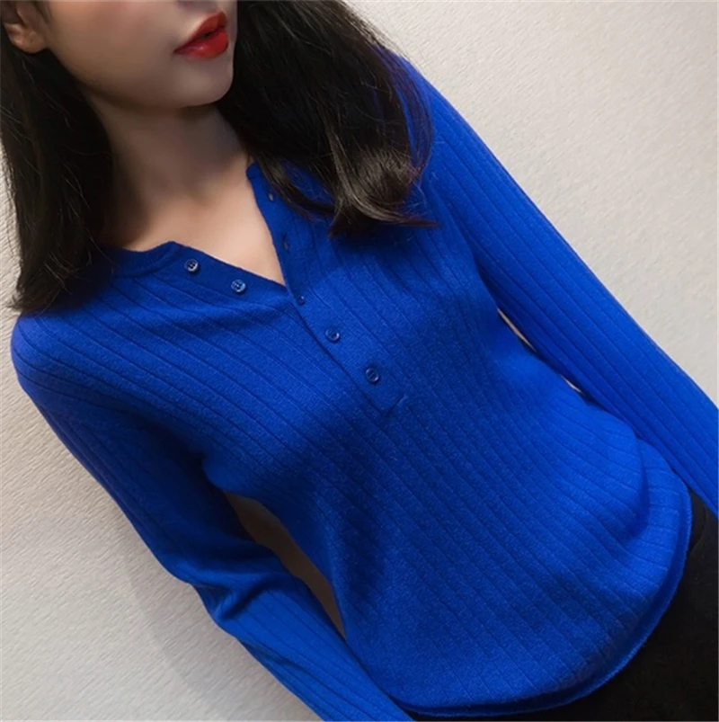 Thick O Neck Warm Women Sweater Autumn Winter Knitted with Button Wool Femme Pull High Elasticity Soft Female Pullovers Sweater
Thick O Neck Warm Women Sweater Autumn Winter Knitted with Button Wool Femme Pull High Elasticity Soft Female Pullovers Sweater