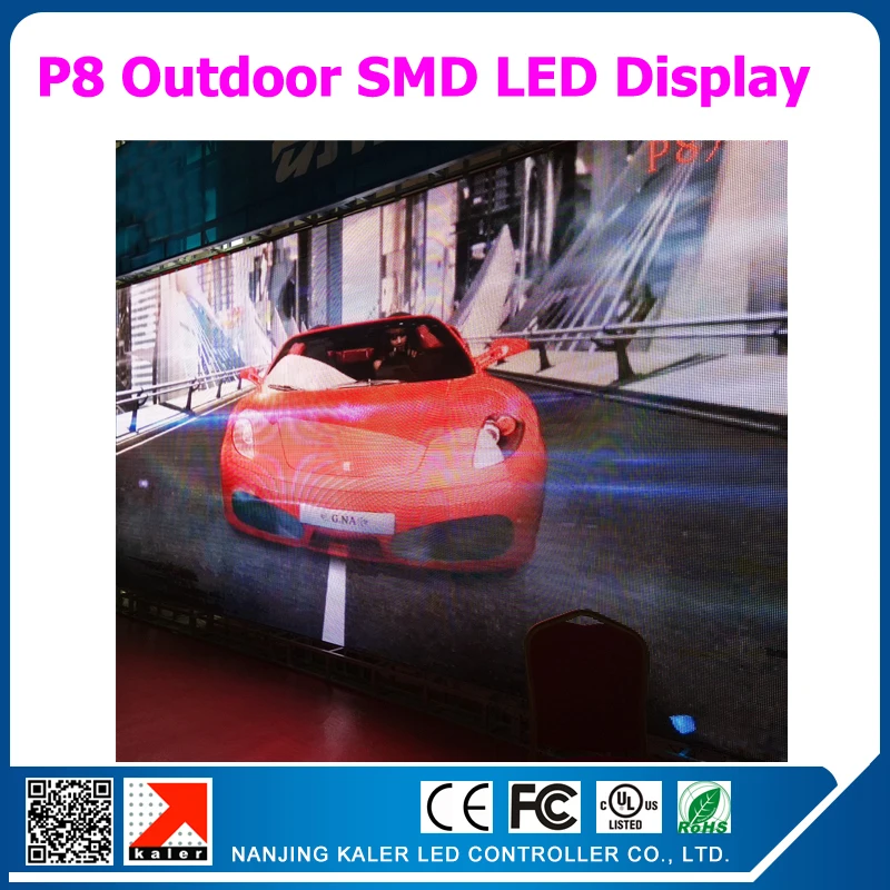 kaler DIY outdoor led display video message advertising screen board P8 led modules 18pcs with diy installation video and tips
kaler DIY outdoor led display video message advertising screen board P8 led modules 18pcs with diy installation video and tips