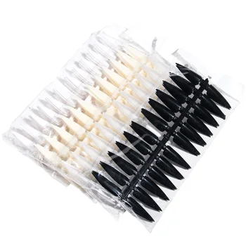 240 Tips/set Long Stiletto Sharp Removable Nail Art False Acrylic Tips 4 Color Nail Gel Polish Salon Practice Display Card Board
240 Tips/set Long Stiletto Sharp Removable Nail Art False Acrylic Tips 4 Color Nail Gel Polish Salon Practice Display Card Board